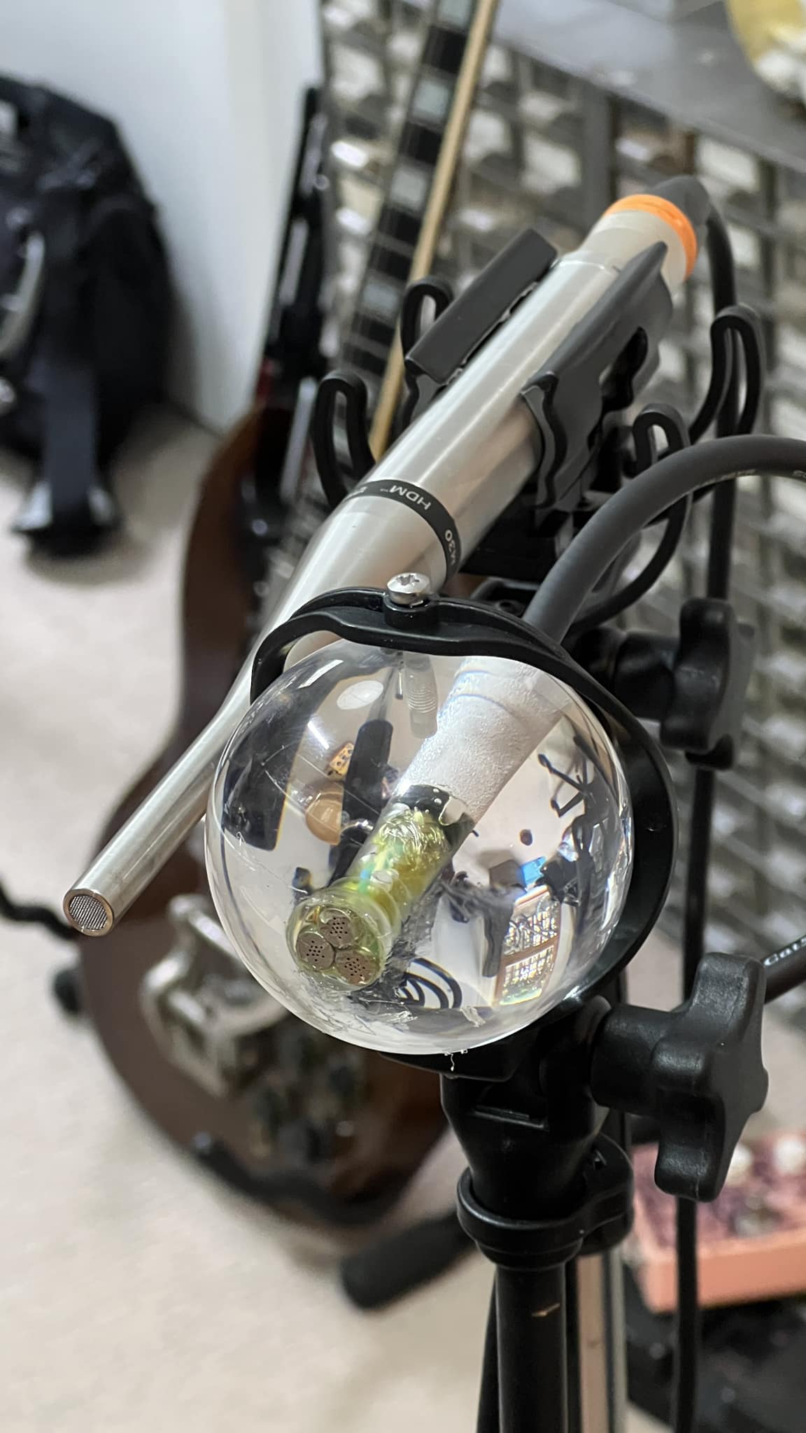 Prototyping with Acrylic Spheres and Electret Capsules