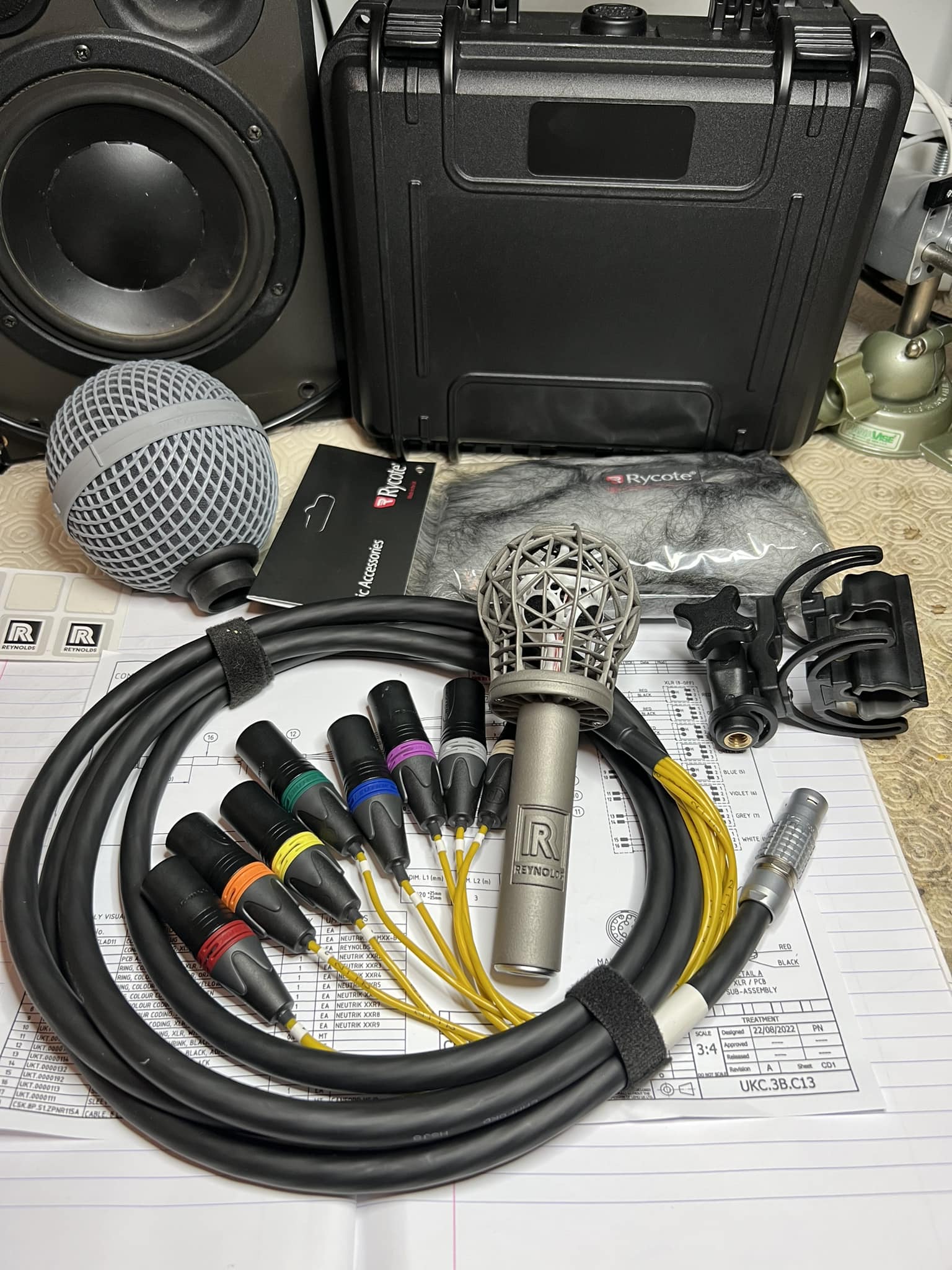 The first Reynolds A-Type 8 microphone kit ready for sale!