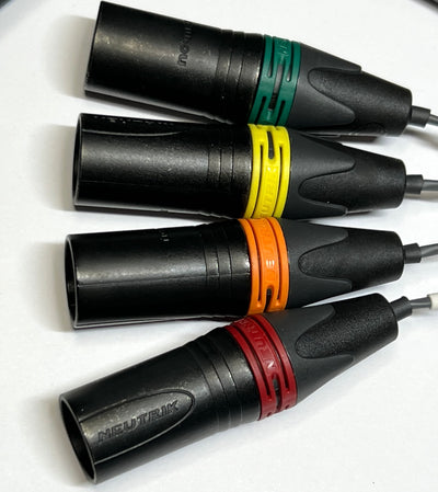 Four Neutrik XX XLR connectors on the A-Type 4 cable