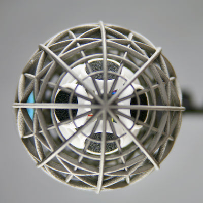 Top view of the eight cardioid capsules on the A-Type 8