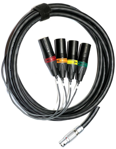 A-Type 4 LEMO multipair cable