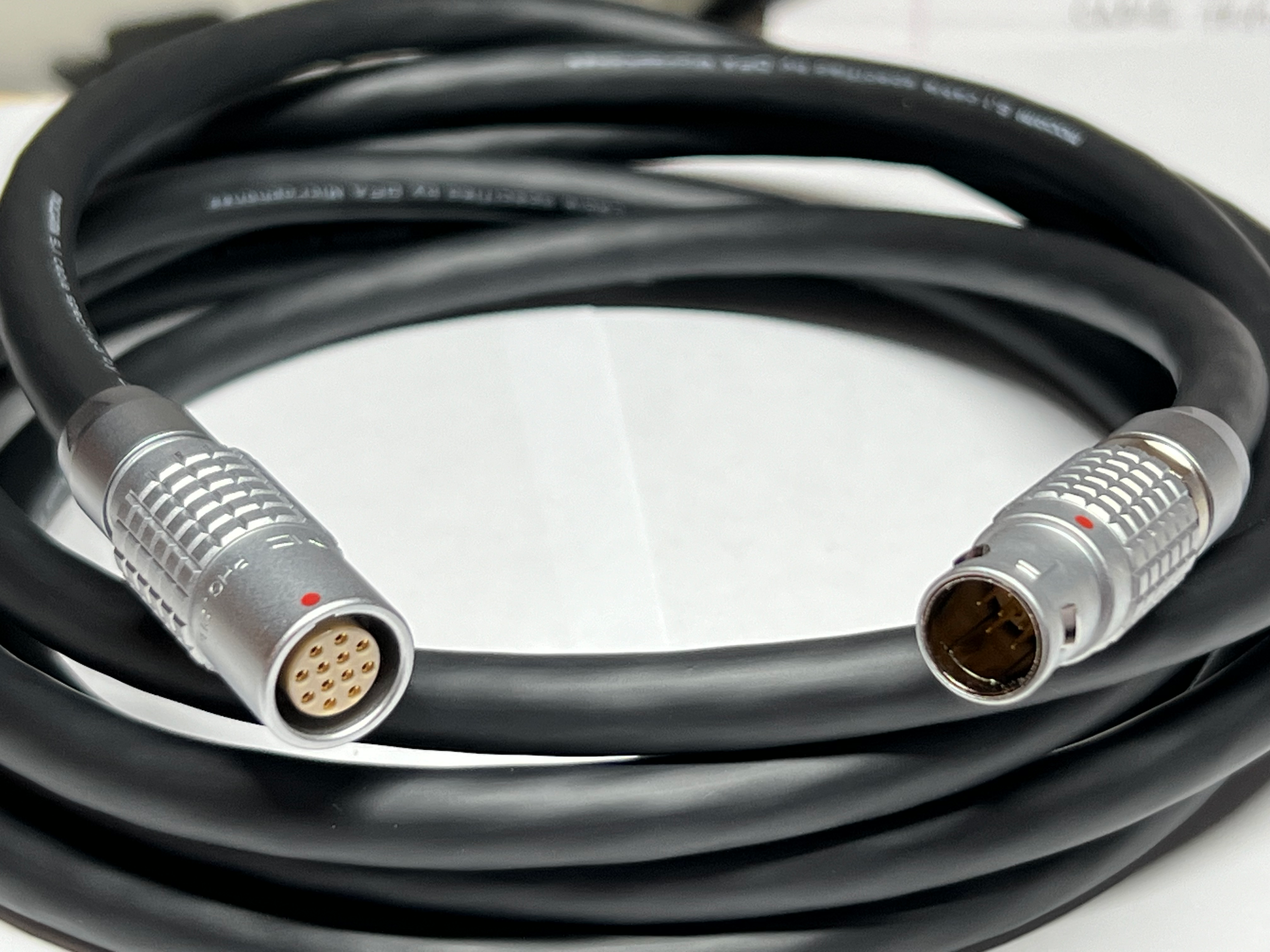 3m Mogami multipair cable with LEMO 2B 12 pin connectors