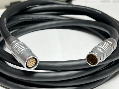 3m Mogami multipair cable with LEMO 2B 12 pin connectors
