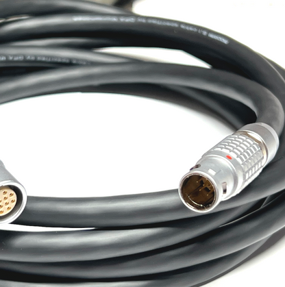 3m Mogami multipair cable with LEMO 2B 12 pin connectors