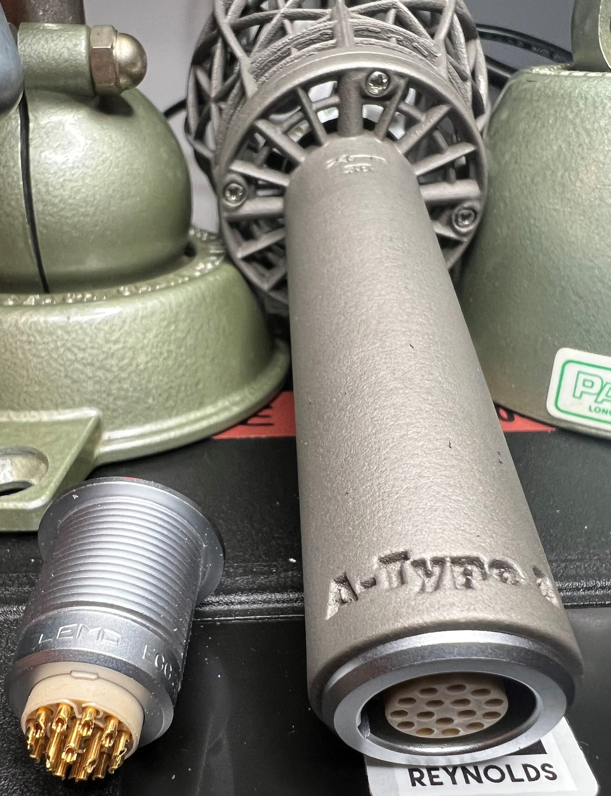 LEMO 3B 16-pin connector and the matching socket on the A-Type 8, which this cable fits