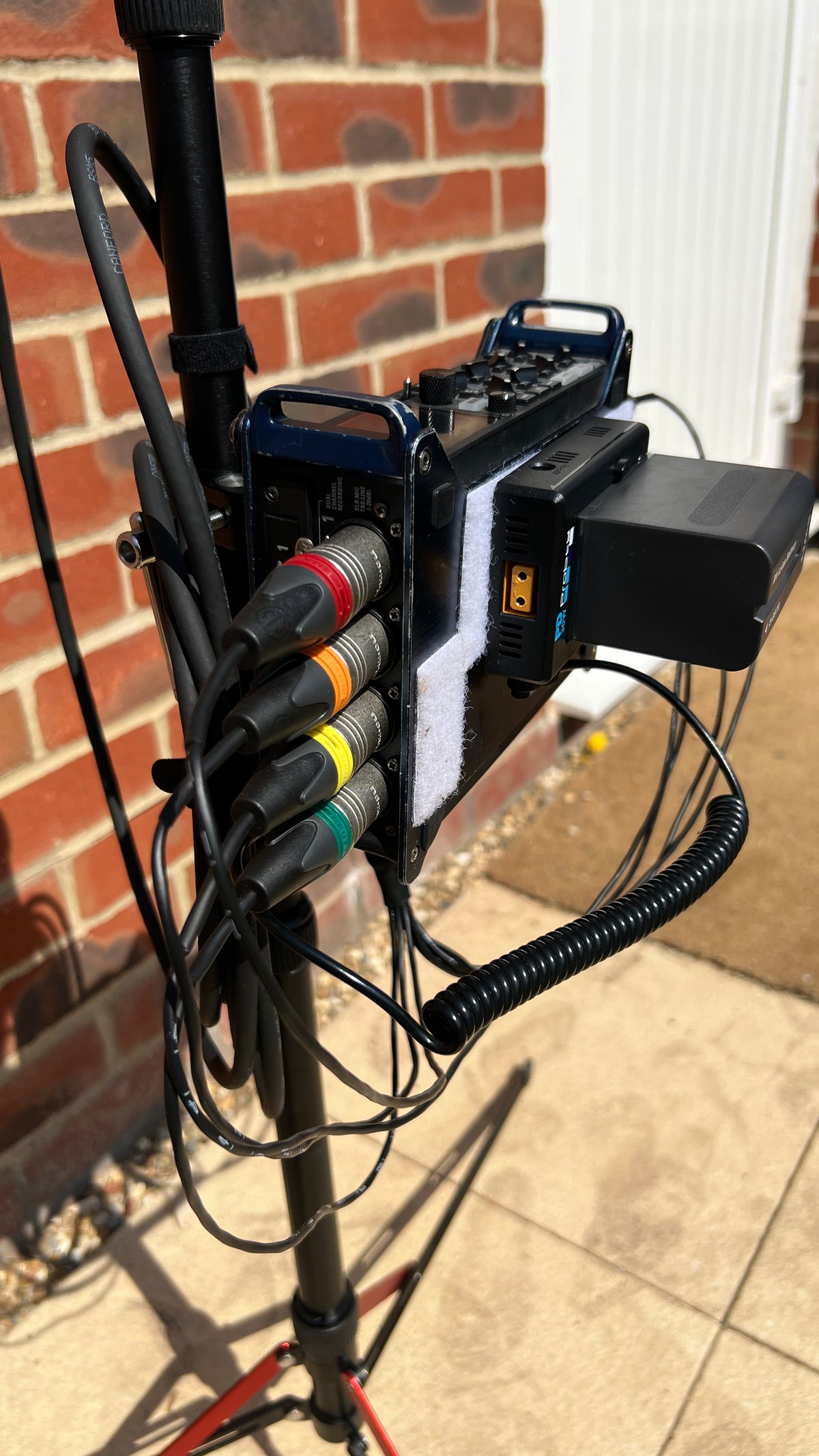 LEMO 2B to XLR tails, channels 1 to 4