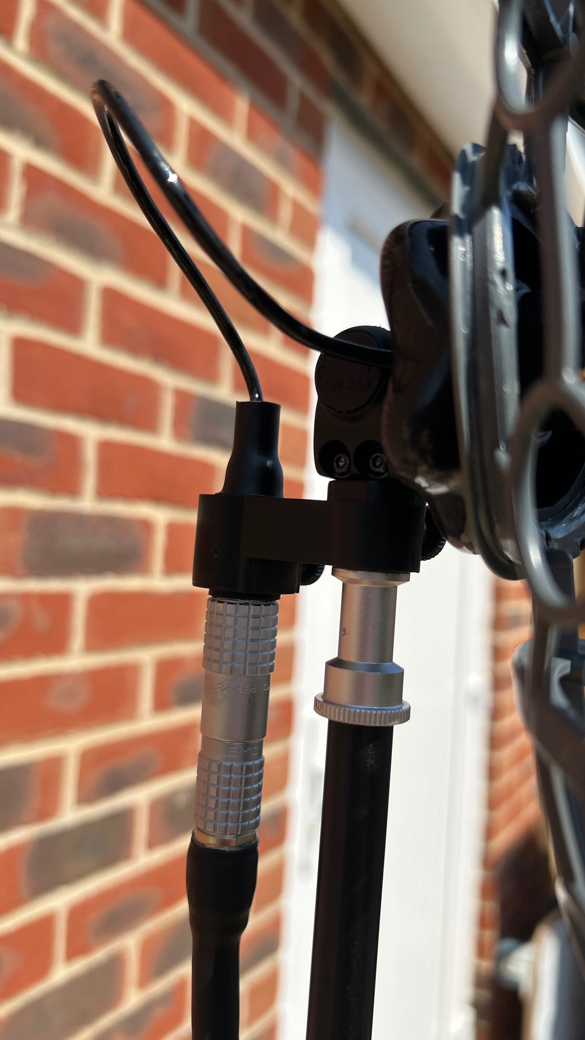 Agilink Microwires link cable joined to the LEMO 2B Canford BBC-spec cable